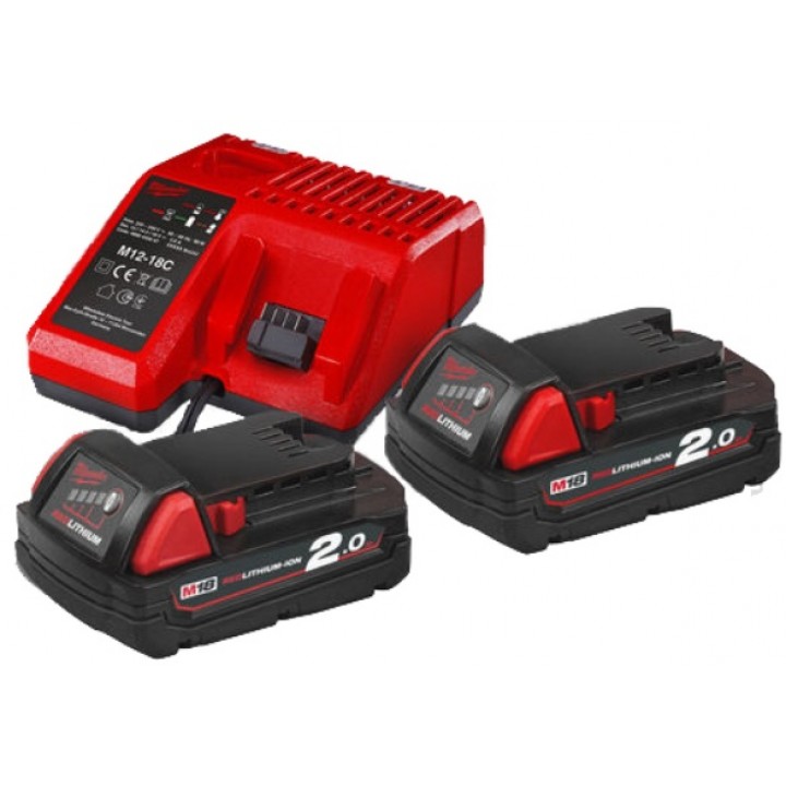 Аккумулятор + зарядное устройство Milwaukee M18NRG-202 (4933459213)