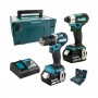 Set Makita DLX2423JX4 (DDF487Z+ DTD157Z)