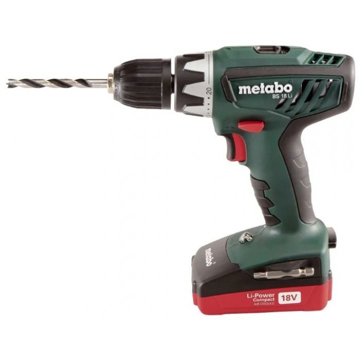 Шуруповерт Metabo BS 18 2x2.0Ah (602207560)