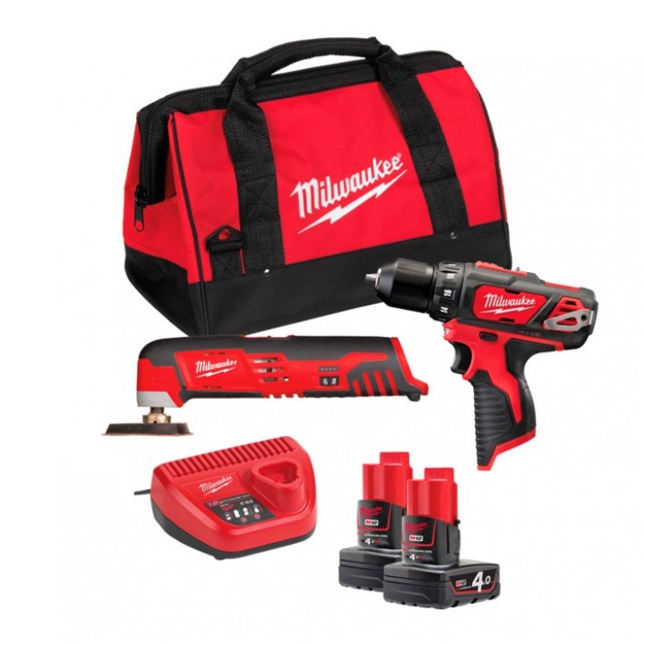 Set Milwaukee M12BPP2D-402B (4933441250)