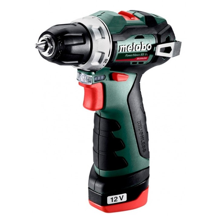 Шуруповерт Metabo PowerMaxx BS BL 2x2.0 Ah ( 601721500)