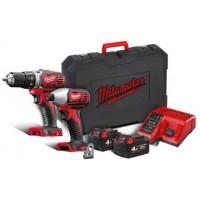 Набор Milwaukee M18BPP2D-402C (4933447126)