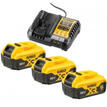 Incarcator+3 acumulatoare DeWalt DCB1104P3