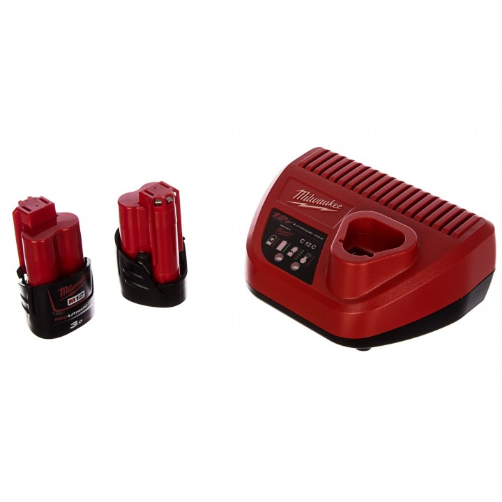 Acumulator + încărcător Milwaukee M12NRG-302 (4933451902)