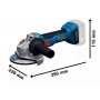 Углошлифовальная машина Bosch GWS 18V-8 (06019N9000)
