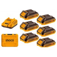 Комплект Зарядное устройство+аккумулятор Ingco FBCLI20611